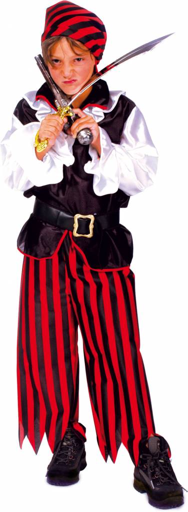 Piratenpak kind 4-delig afbeelding