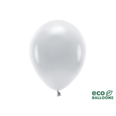 Pastel Zilvergrijze Ballonnen Premium Organic (10st)