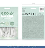 Pastel Witte Ballonnen Premium Organic (10st)