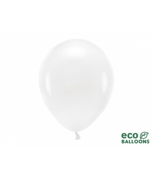 Pastel Witte Ballonnen Premium Organic (10st)