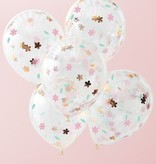 Confetti Ballonnen Bloemen (5st)