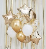 Ballonnen Mix Metallic Goud (12st)