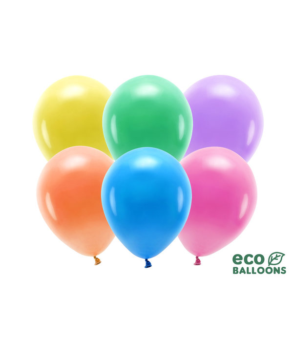 Pastel Kleuren Mix Ballonnen Premium Organic (100st)