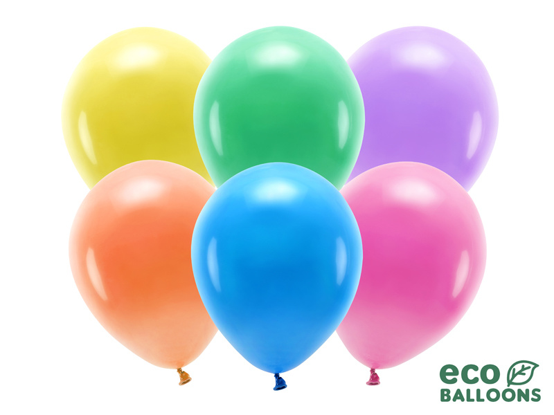Pastel Kleuren Mix Ballonnen Premium Organic (100st) afbeelding