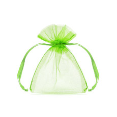 Organza zakjes Appel Groen 7,5x10cm (20st)