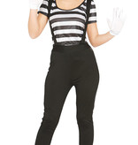 Mime Speler Kostuum Vrouw