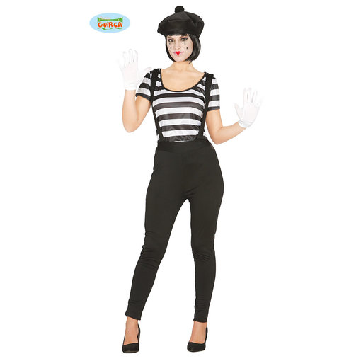 Mime Speler Kostuum Vrouw