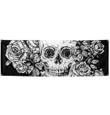 Banner Day Of The Dead Zwart/Wit  (74x220cm)