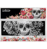 Banner Day Of The Dead Zwart/Wit  (74x220cm)