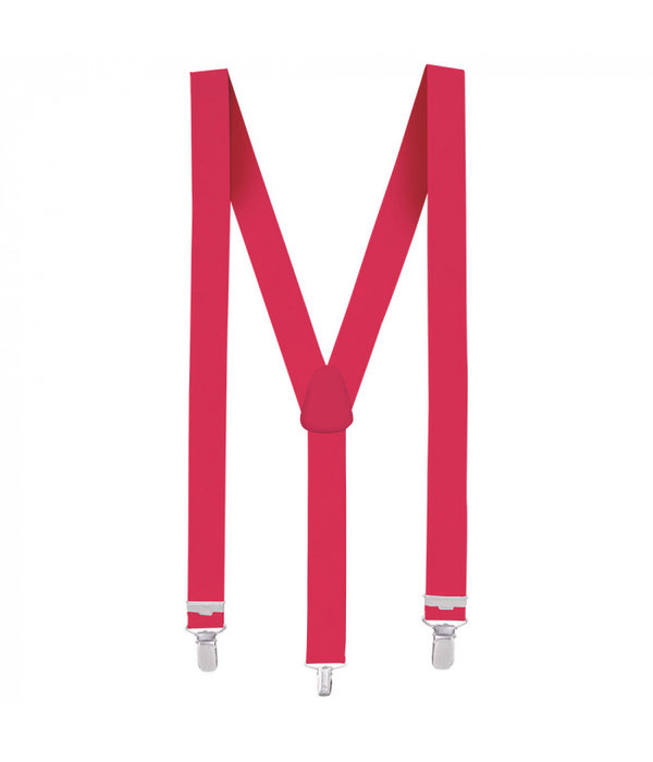 Bretels neon roze