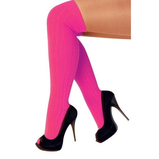Kniekousen neon pink