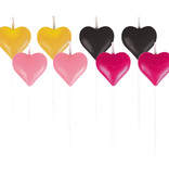 Kaarsjes Hartjes Op Prikker (8st)