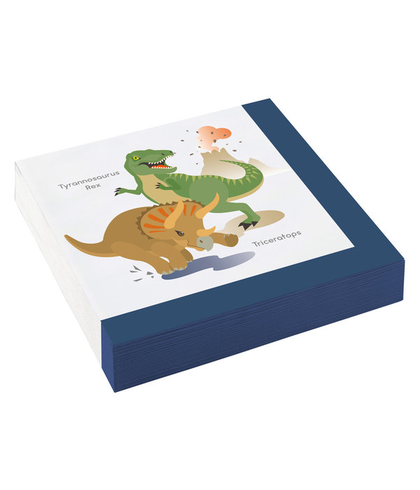 Feestservetten Happy Dinosaur (20st)