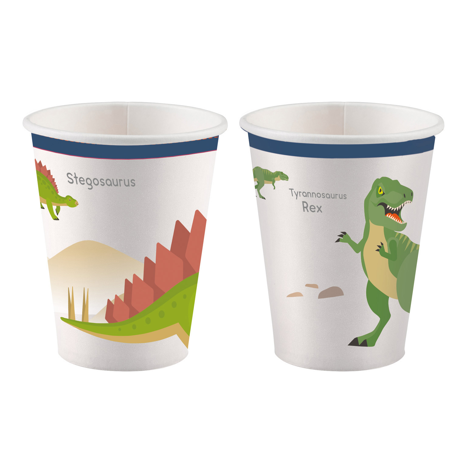Feestbekers Happy Dinosaur (8st) afbeelding