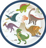 Feestbordjes Happy Dinosaur (8st)