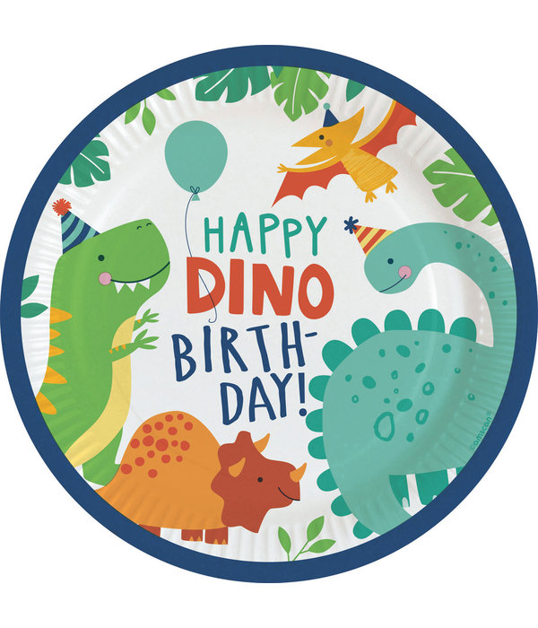 Bordjes Dino-Mite Happy Birthday (8st)