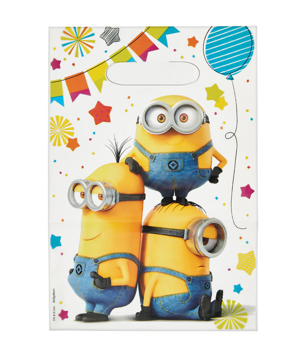 Uitdeelzakjes Minion Party (6st)