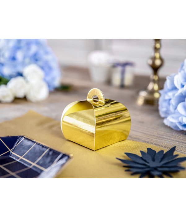 Geschenkdoosjes Goud (10st)
