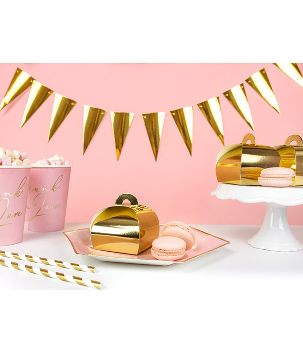 Geschenkdoosjes Goud (10st)