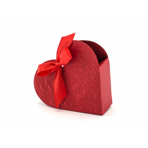 Cadeaudoosjes Hart Rood (10st)