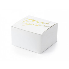 Bedankt Doosjes 'Thank You' goud (10st)