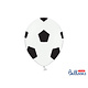 Voetbal Ballonnen Puur wit 30cm (50st)