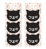 Uitdeelzakjes Kat roze Cat Collection (6st)