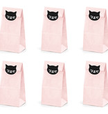 Uitdeelzakjes Kat roze Cat Collection (6st)