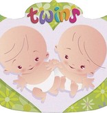 Kroonschild Tweeling 48x32cm