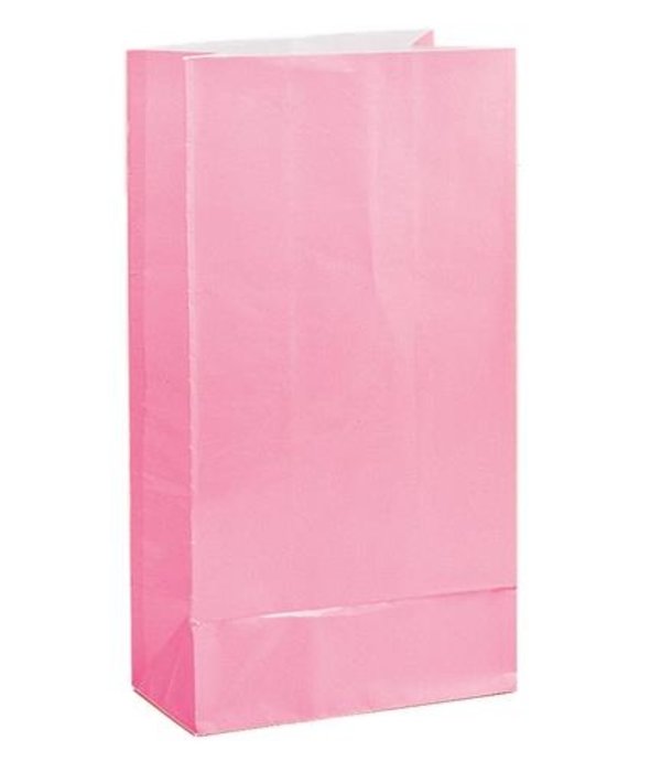 Papieren Giftbags Pink (12st)