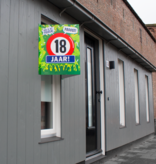 Raambord 18 Jaar Verjaardag (60x45cm)