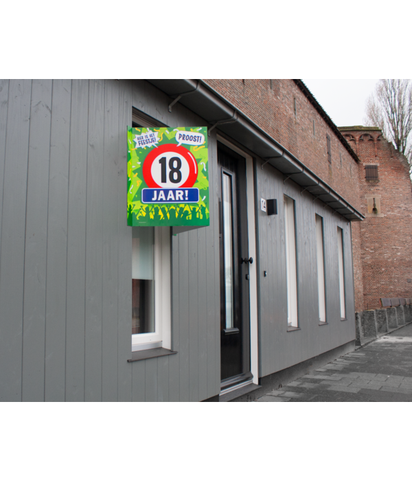 Raambord 18 Jaar Verjaardag (60x45cm)
