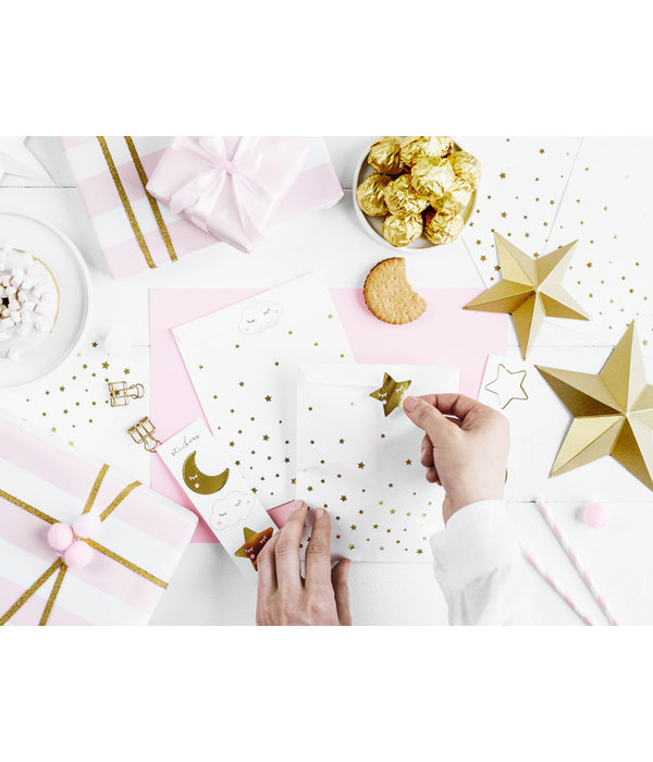 Traktatiezakjes Little Star 13x14cm (6st)