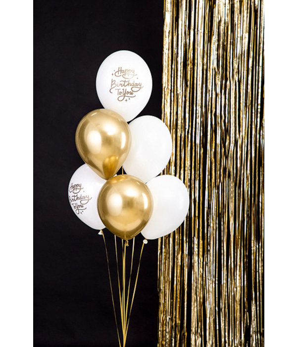 Ballonnen Set Chique Happy Birthday To You 30cm (6st)