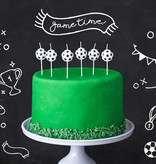 Voetbal Taartkaarsjes (6st)