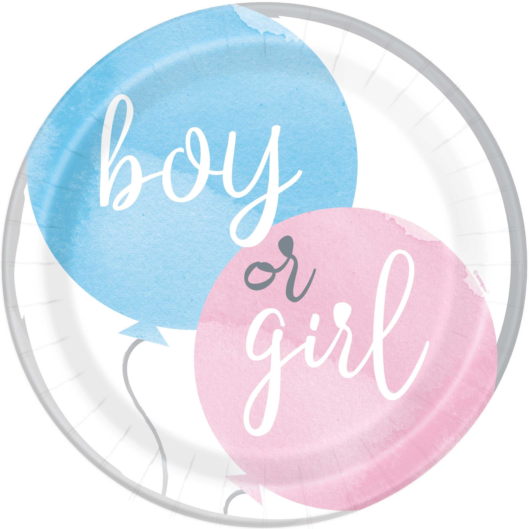 Borden Gender Reveal Balloons 23cm | 8 stuks