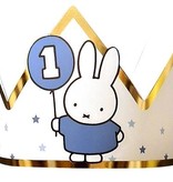 Kroontje Nijntje 1 jaar Blauw/Goud