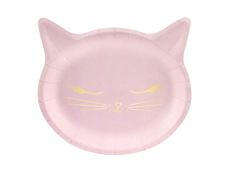 Bordjes Kat roze Cat Collection (6st) afbeelding