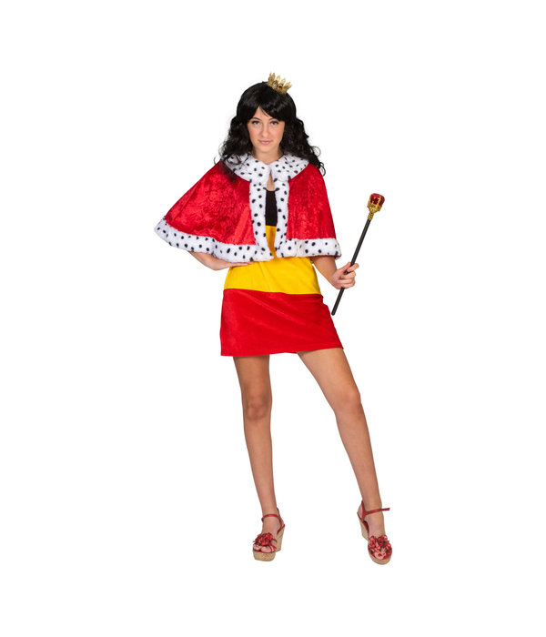 Kleine Koningin cape rood