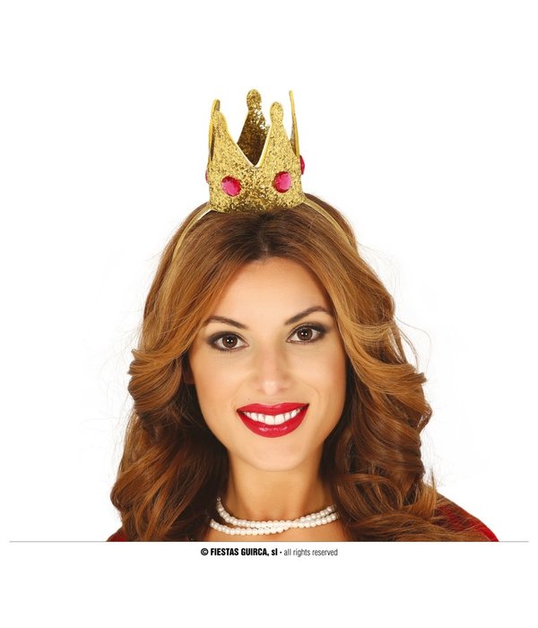 Minihoedje Kroon goud