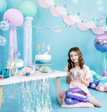 Folieballon schaduw violet/blauw 35cm