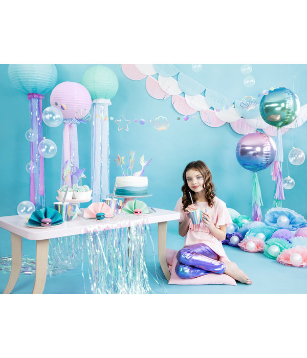 Folieballon schaduw violet/blauw 35cm