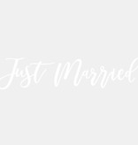Just Married Auto Sticker