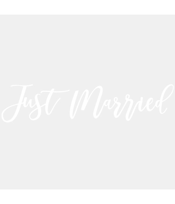 Just Married Auto Sticker