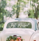 Just Married Auto Sticker