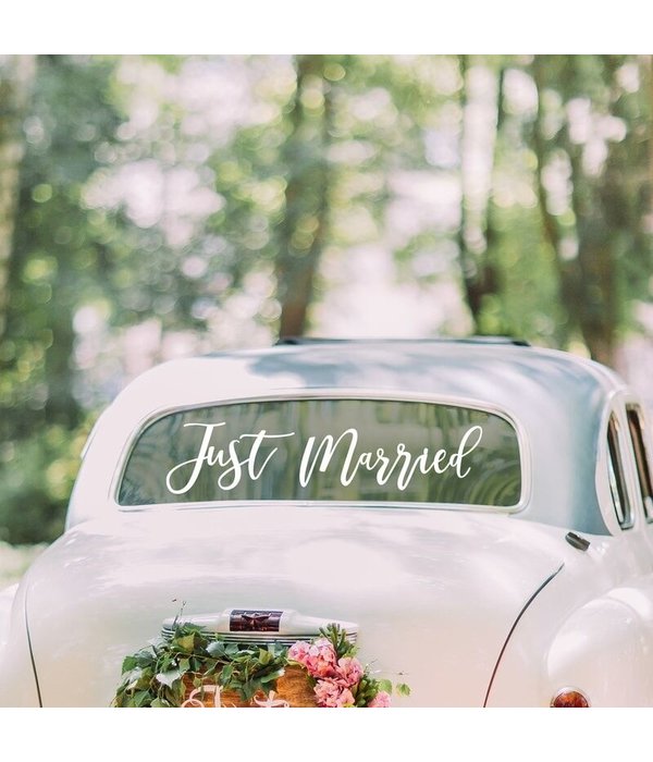Just Married Auto Sticker