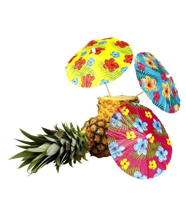 Ijs parasols Hawaii (6 st)