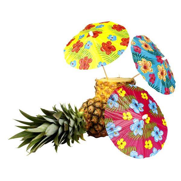 Ijs parasols Hawaii (6 st)