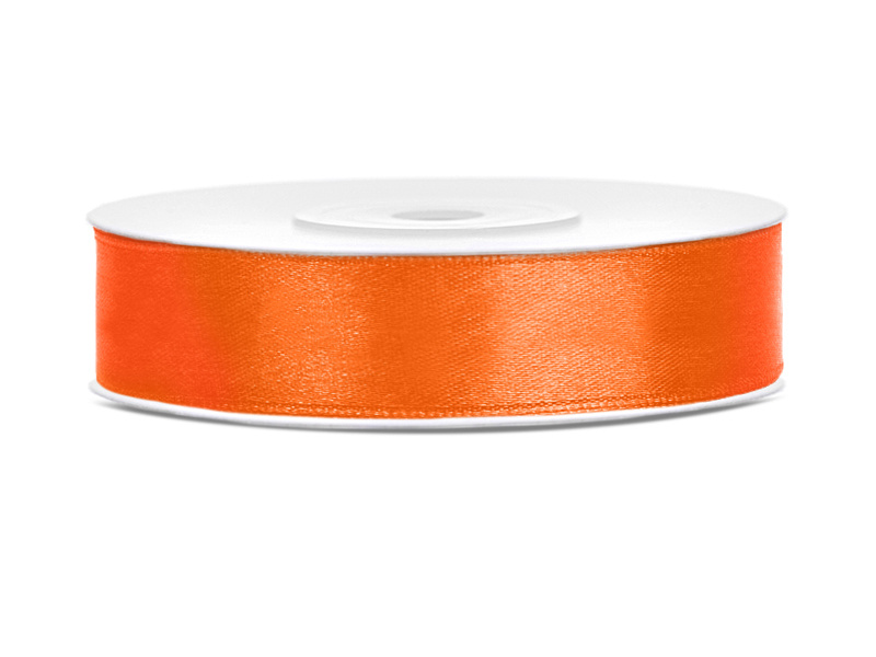 Satijnlint Oranje 12mm/25m afbeelding