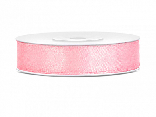 Satijnlint Lichtroze 12mm/25m